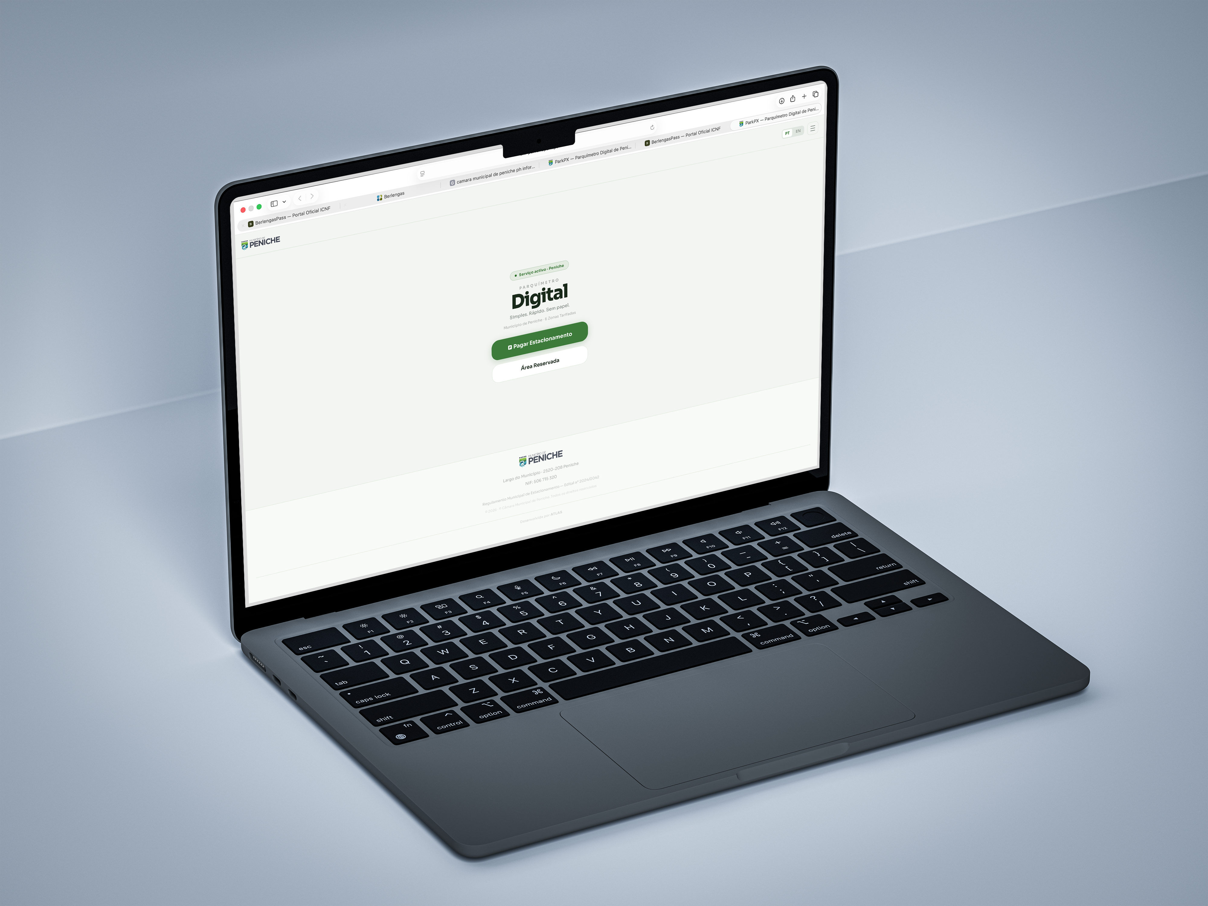 ParkPX — Parquímetro Digital de Peniche